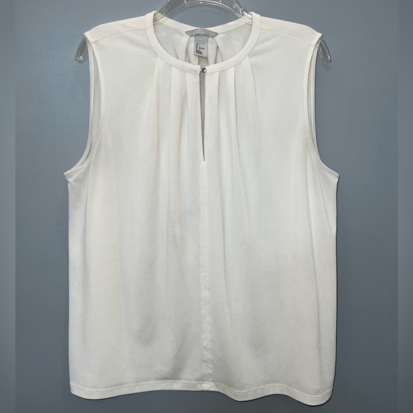 H&M Off-White Sleeveless Top - Picture 1 of 6